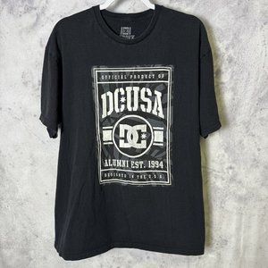 DC USA Rob Dyrdek Skate T Shirt Mens XL Black Short Sleeve Streetwear
